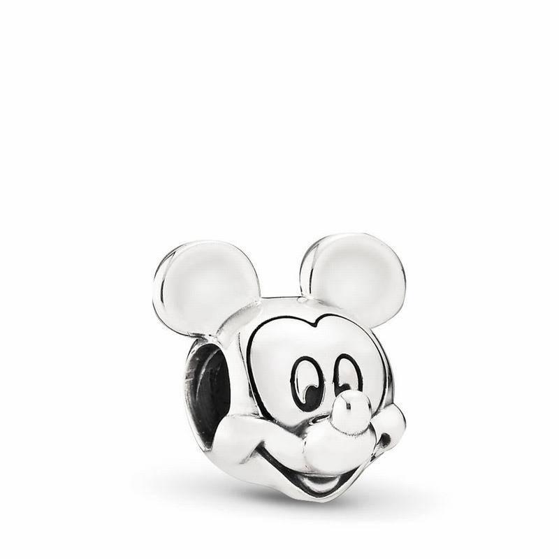 Pandora Disneyr Mickey Portrait Charm - Sterling Silver - Canada | IE9847JK